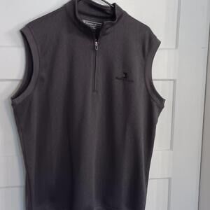 Pebble Beach performance golf vest size L Gray EUC Sports